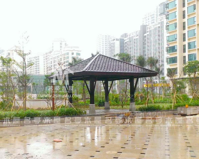 珠海华发新城六区四角亭